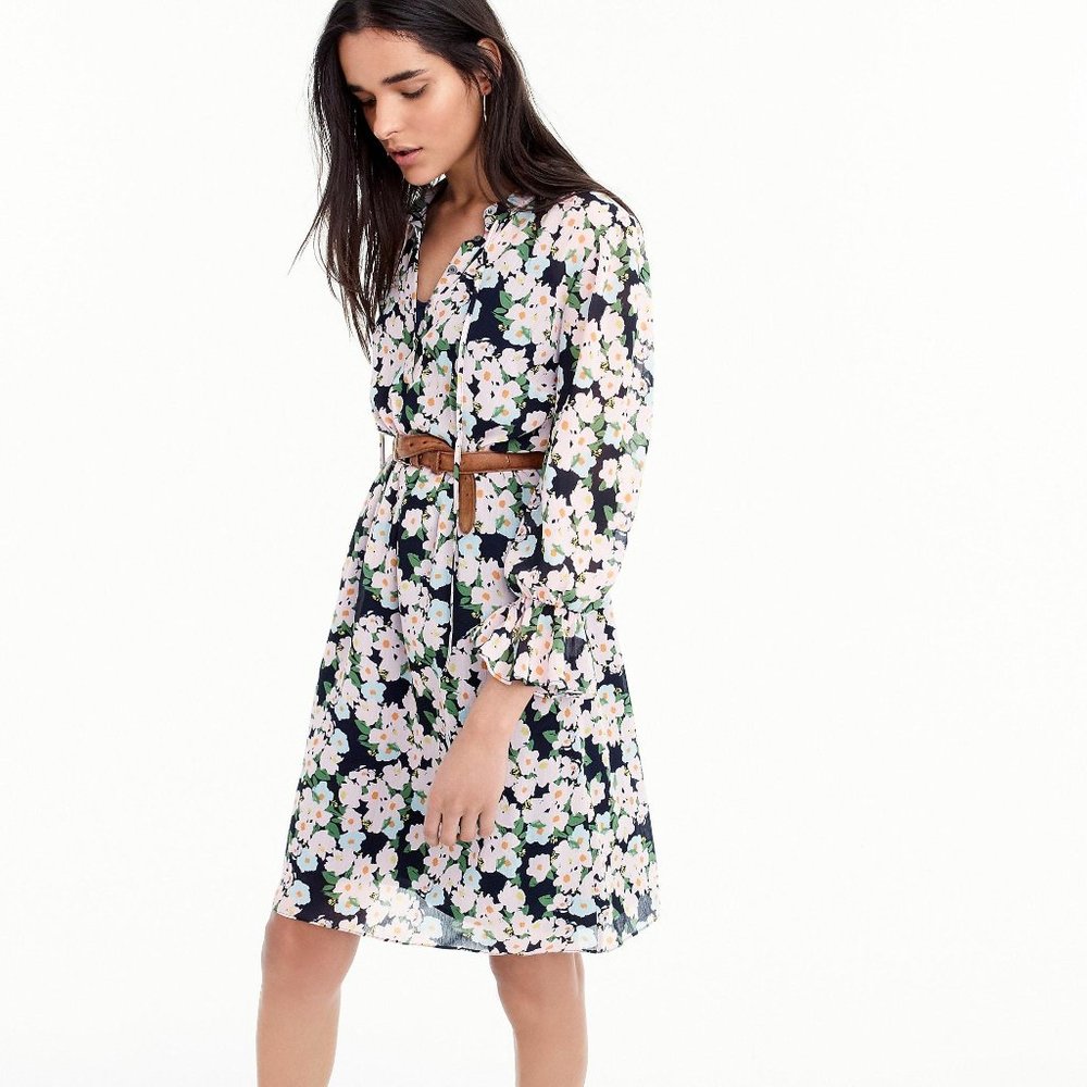 dress j crew floral
